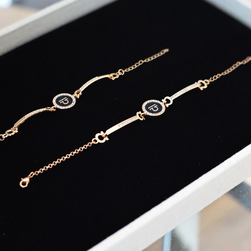 18K Gold Plated Libra Necklace (New)